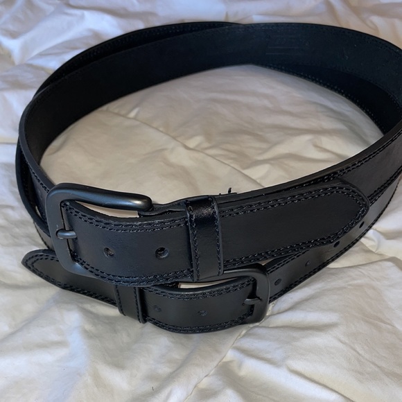New! Dickies black leather belt with dark metal hardware 34 - Picture 5 of 5